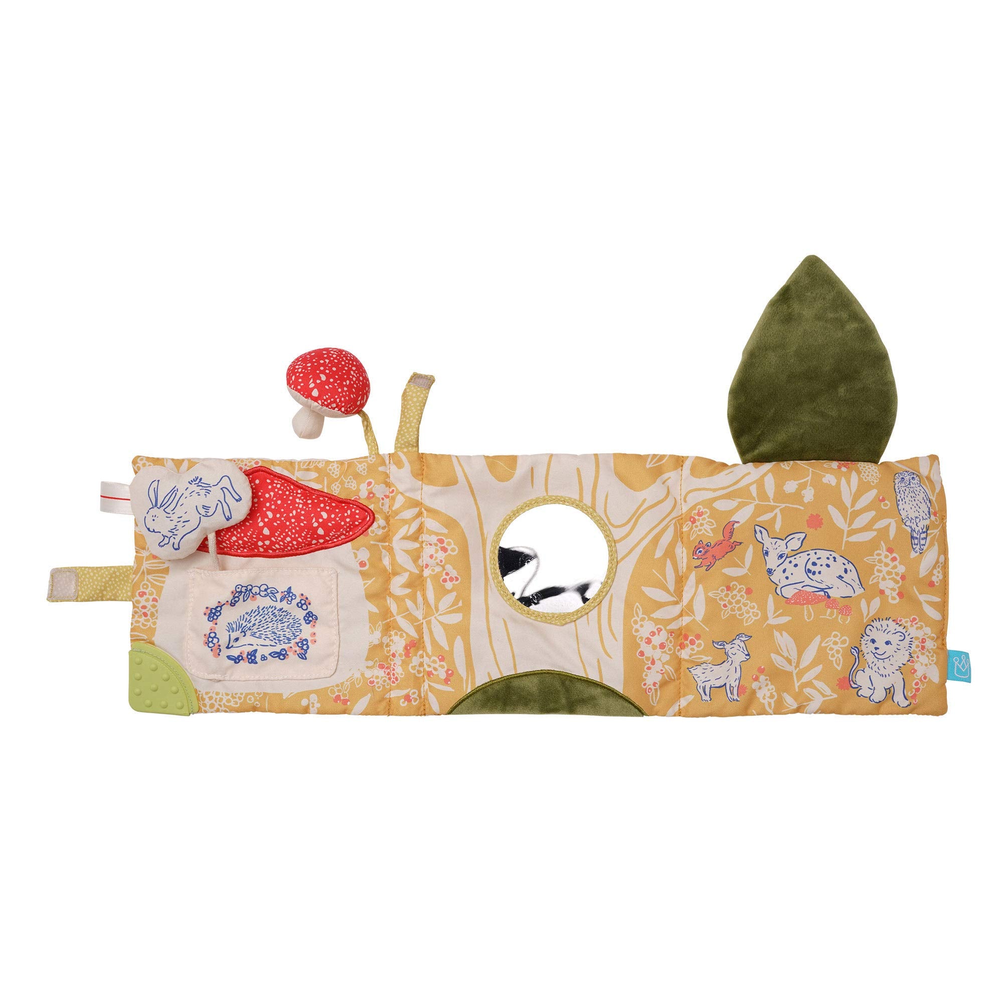 Manhattan Toy Deer One fold-out pat mat ready for tummy time play