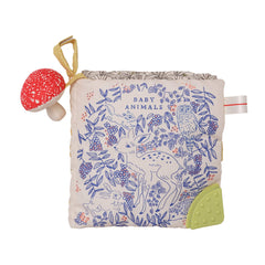Manhattan Toy Deer One soft activity crinkle book with varied textures for tactile exploration