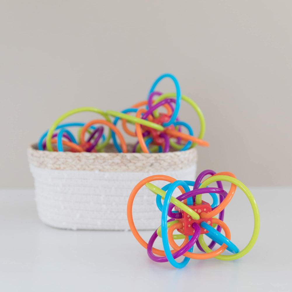 Winkel's soft BPA-free tubes designed for teething and safe mouthing.