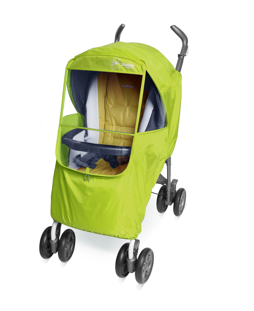 Manito Elegance Plus Weather Shield green front view with UV windows