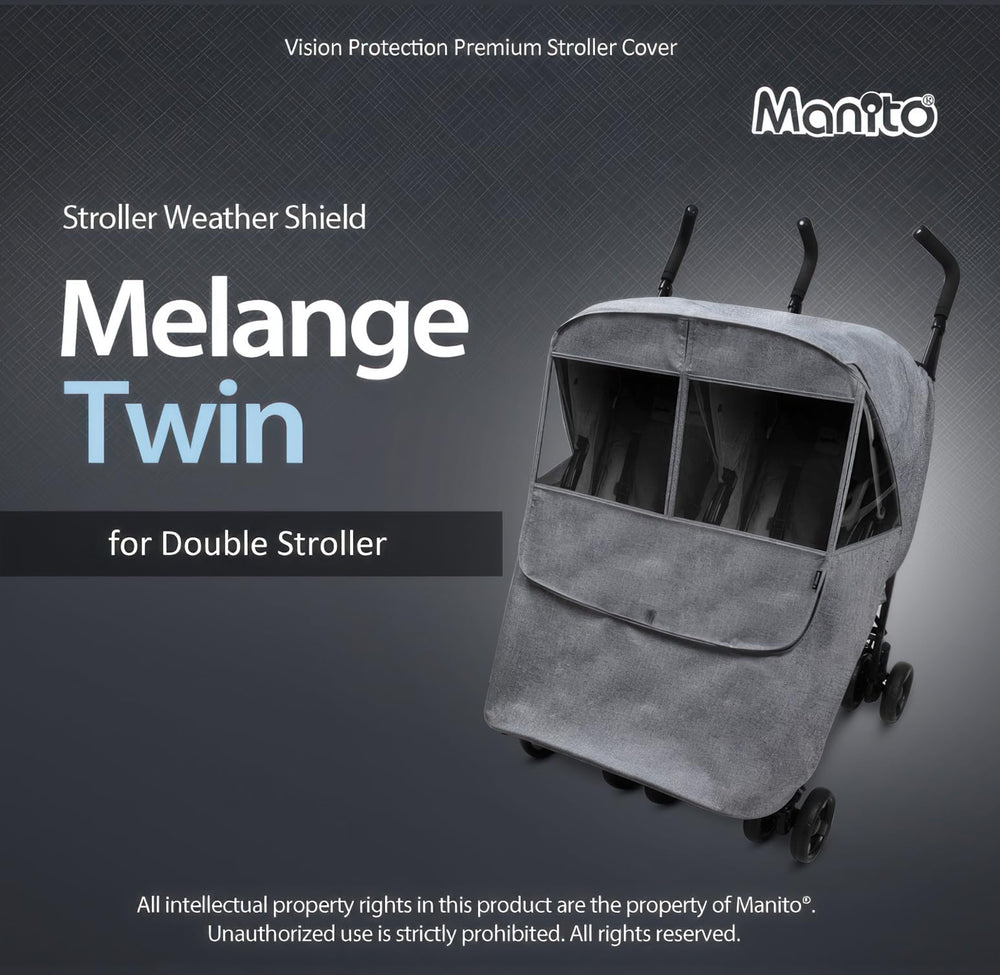 Manito Melange cover cleans easily with a damp cloth