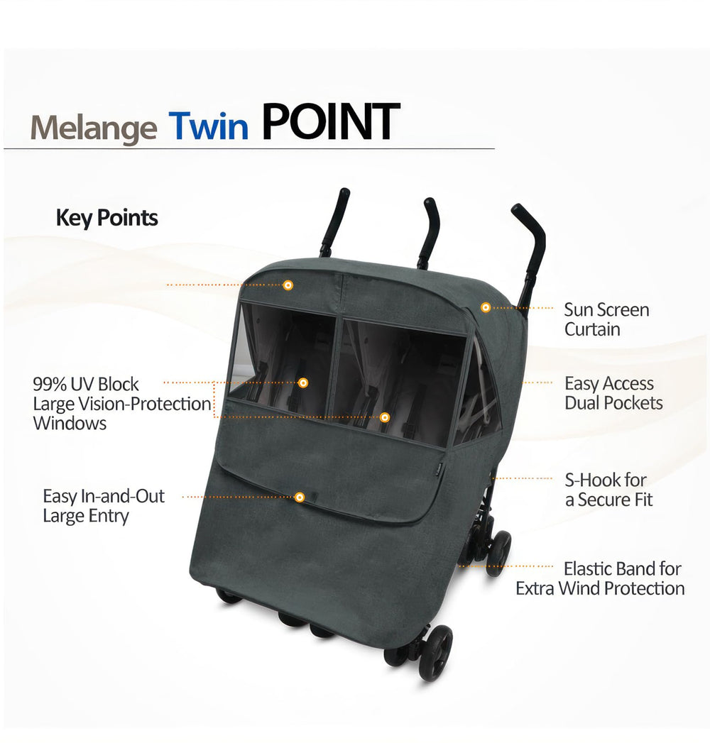 Manito Melange UV-Blocking Windows provide distortion-free visibility for both children