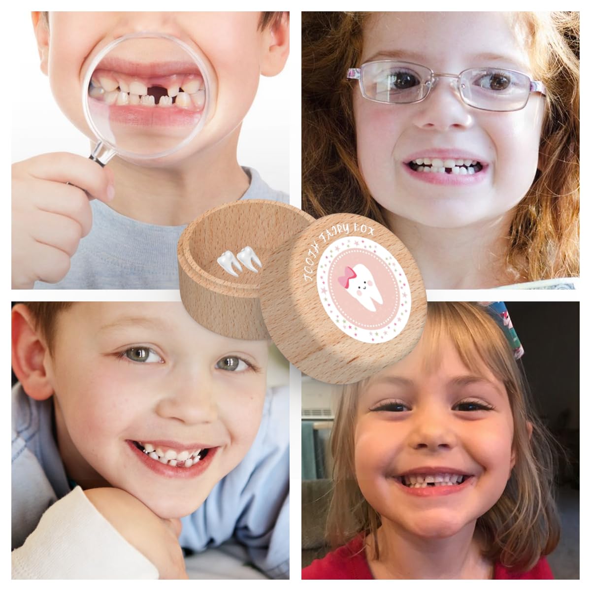 mankafre Tooth Fairy Box fits on bookshelves or drawers