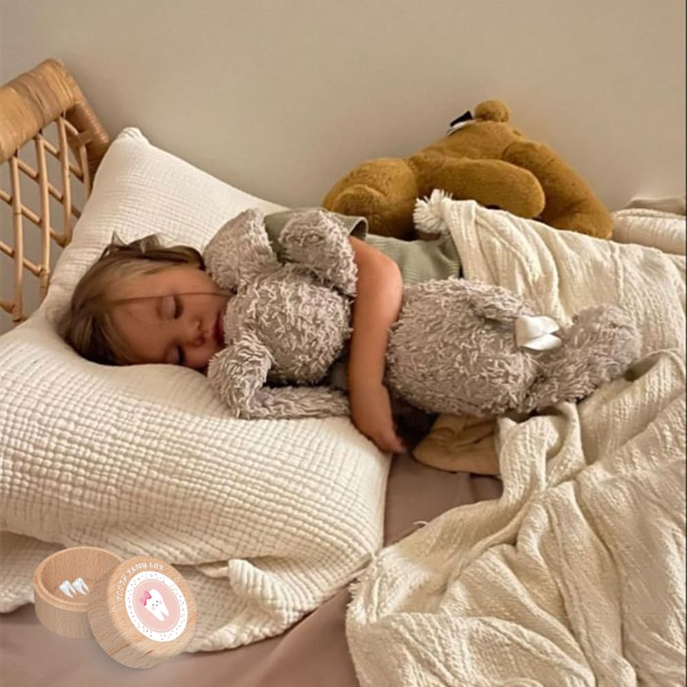 mankafre Tooth Fairy Box features charming design and soft appeal