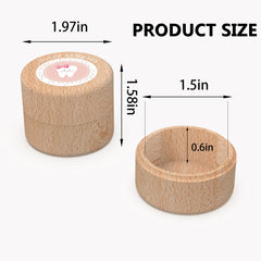 mankafre Tooth Fairy Box dimensions 2x2x1-5 inches for compact storage