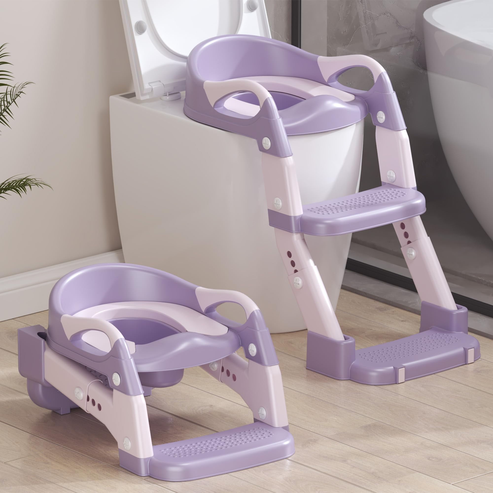 MantisFist 2in1 toddler potty seat view demonstrates a compact, easy-to-setup training solution.