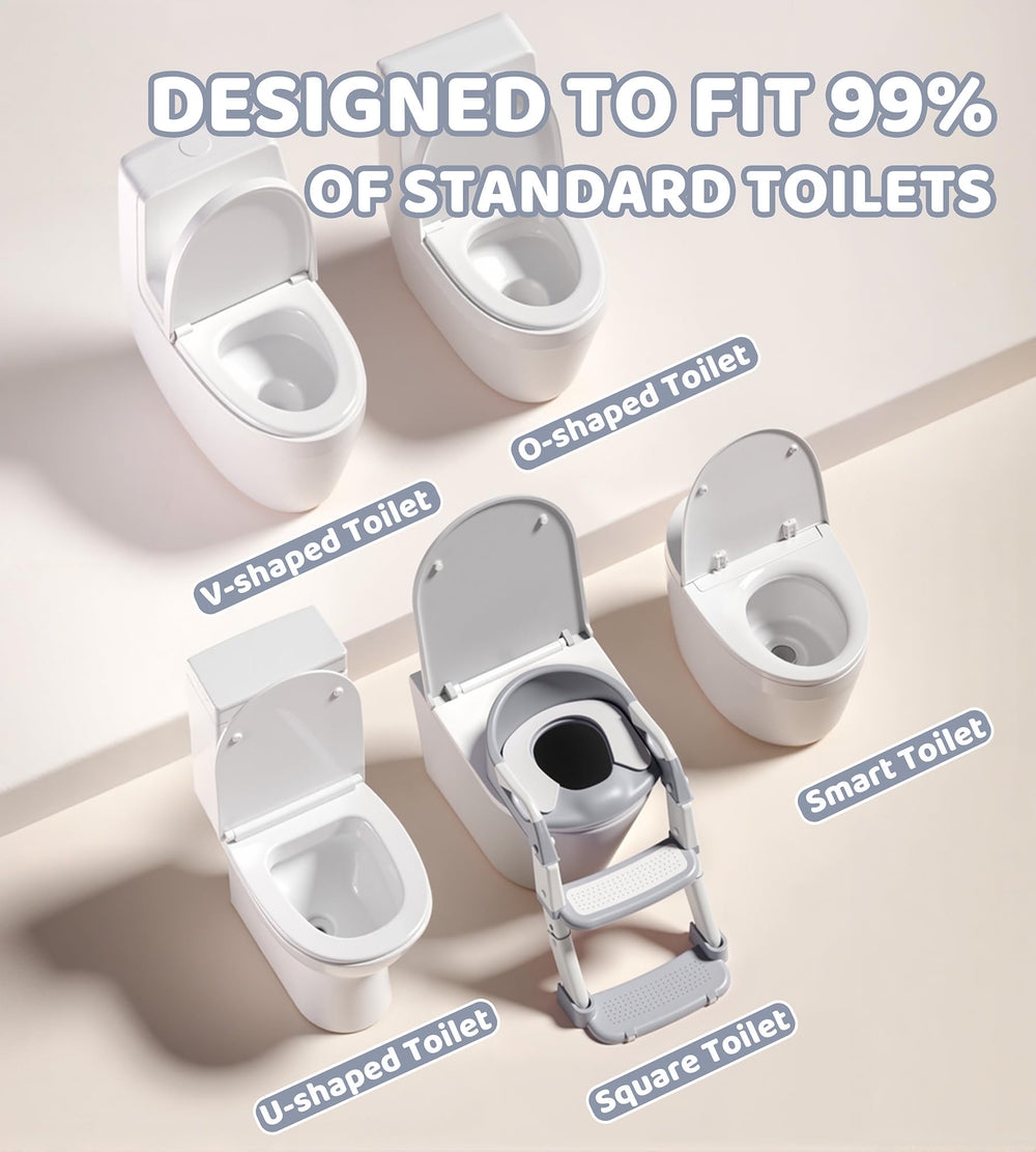 MantisFist integrated potty for boys with splash guard promotes cleaner training.
