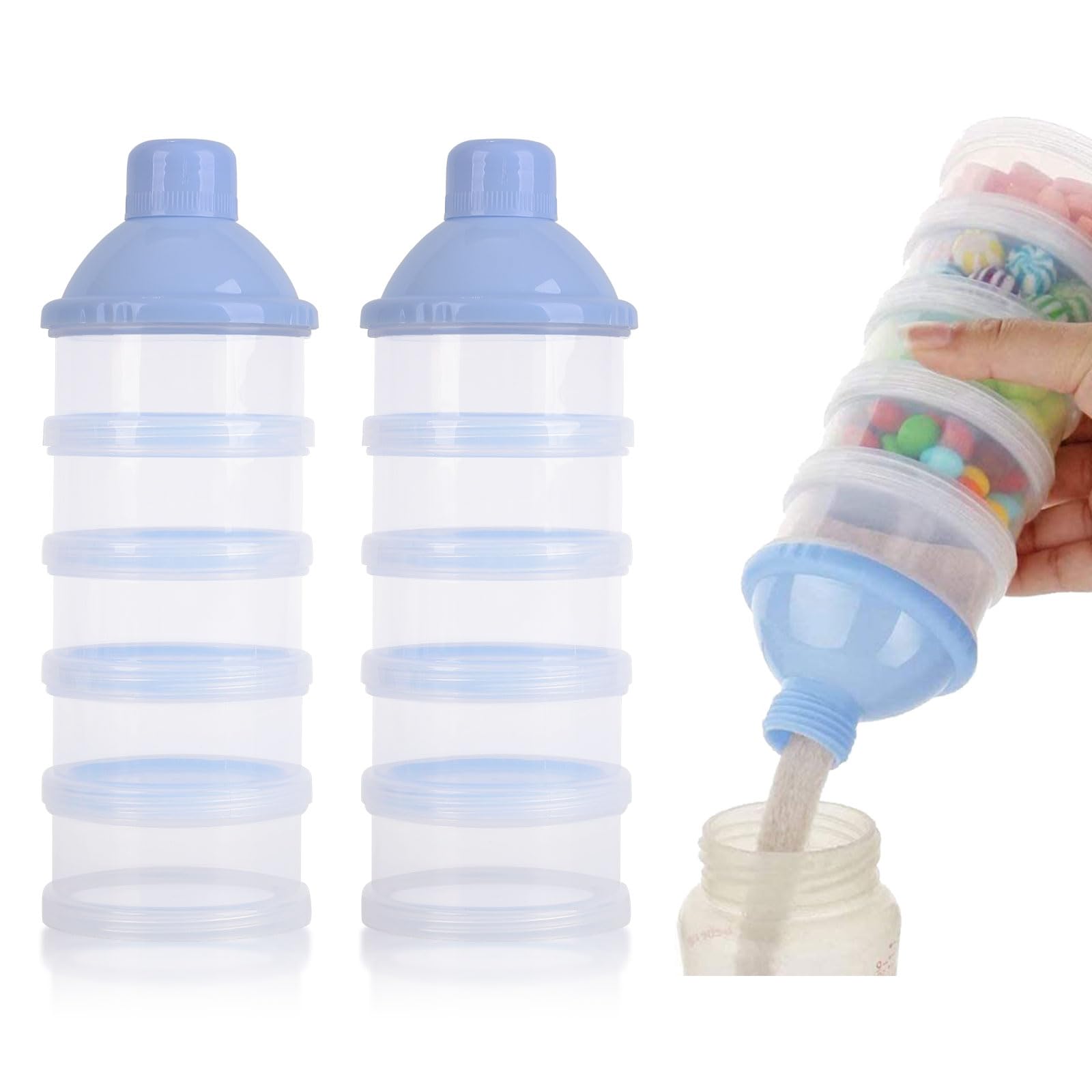 Manwetye 2-pack 5-layer dispenser top view, compact travel design.