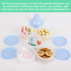 Manwetye BPA-free and dishwasher-safe container for easy cleaning.