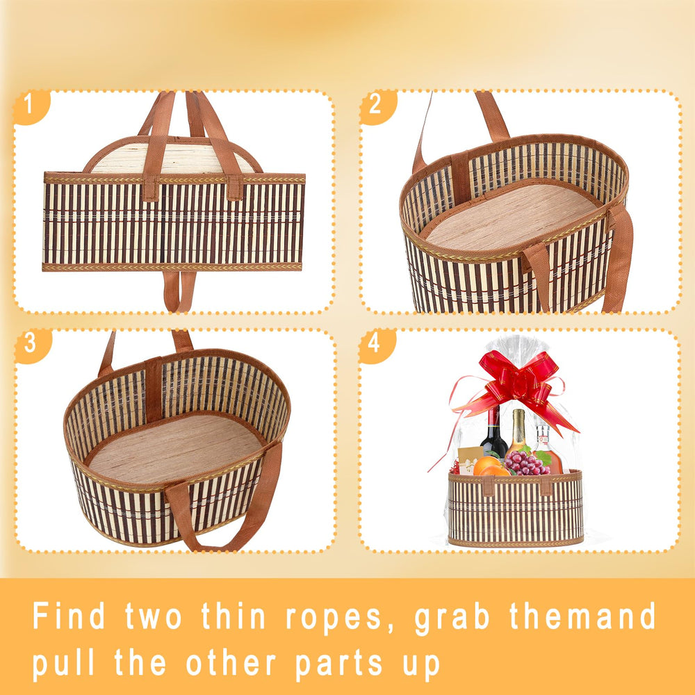 Mapaim handwoven bamboo texture adds rustic charm to gifting moments.