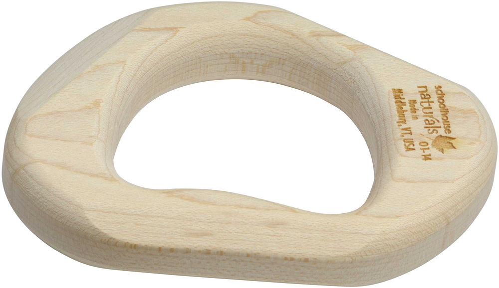 Maple Landmark maple teether, single unit, crafted from maple wood for gentle teething.