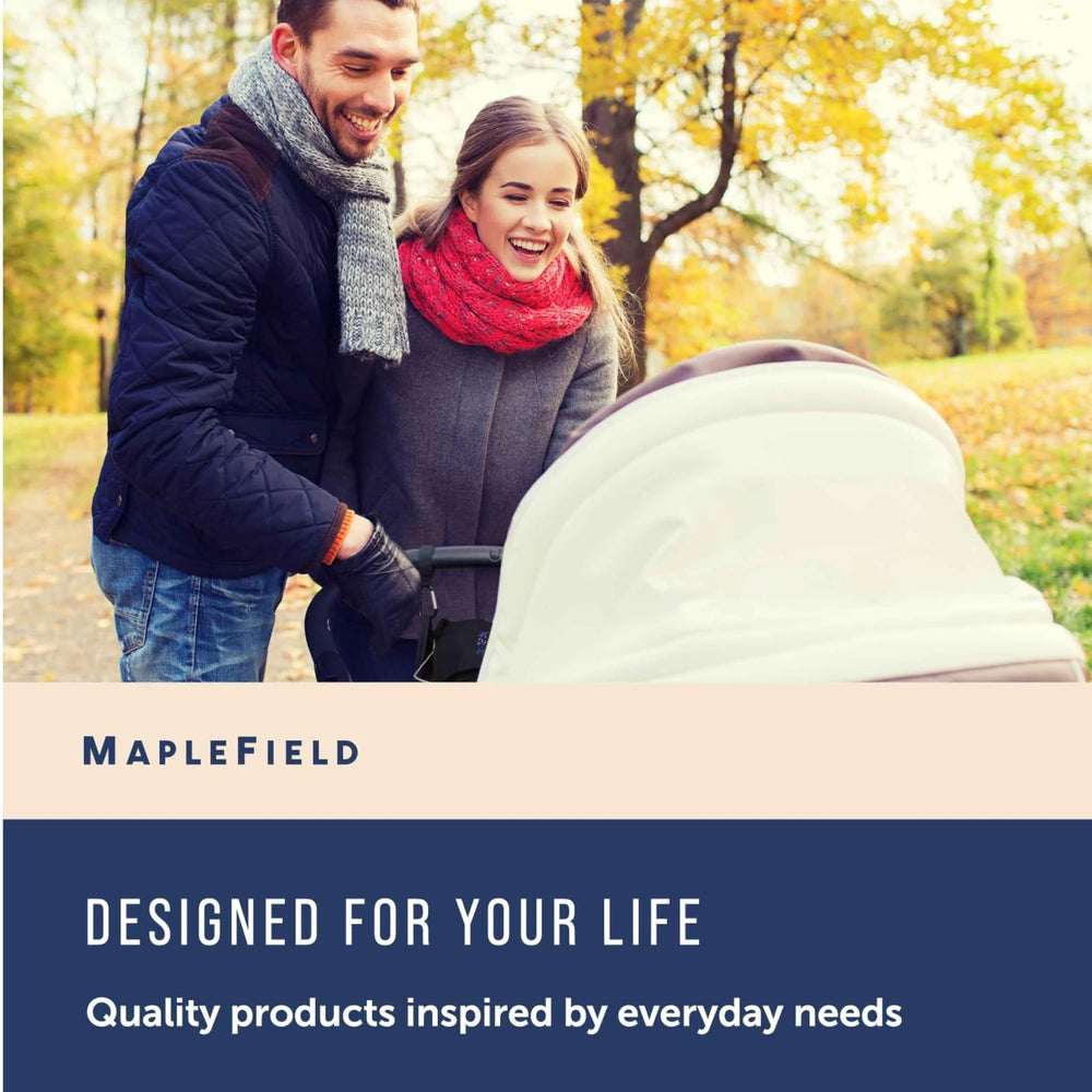 Maplefield pack of 4 stroller hooks delivers versatile organization on the move.