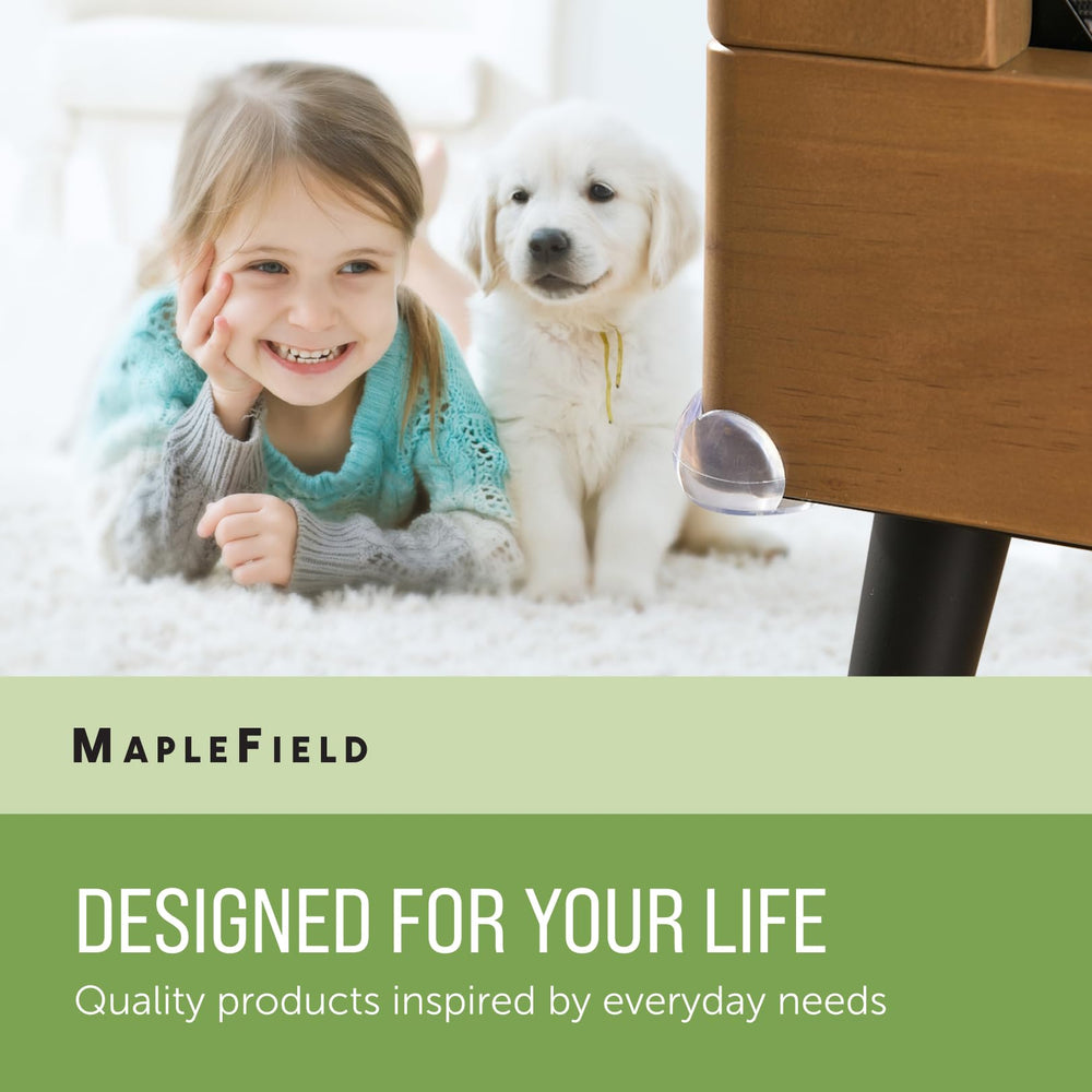 Maplefield wall-scratch-prevention corner guard helps minimize marks during moving furniture.
