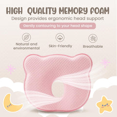 MarBoost bear-design pillow closeup showcases a soft, reassuring shape for naps.