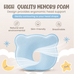 MarBoost memory foam contour demonstrates personalized head support.