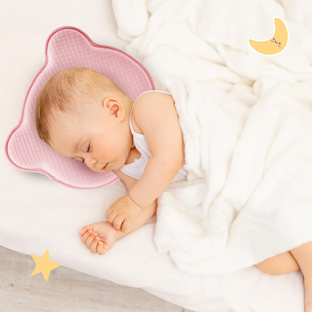 MarBoost pink bear adds charming style while keeping your baby comfortable.