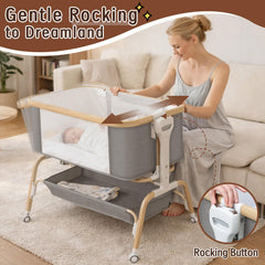 Mariserenity detachable portable bassinet for travel and room changes