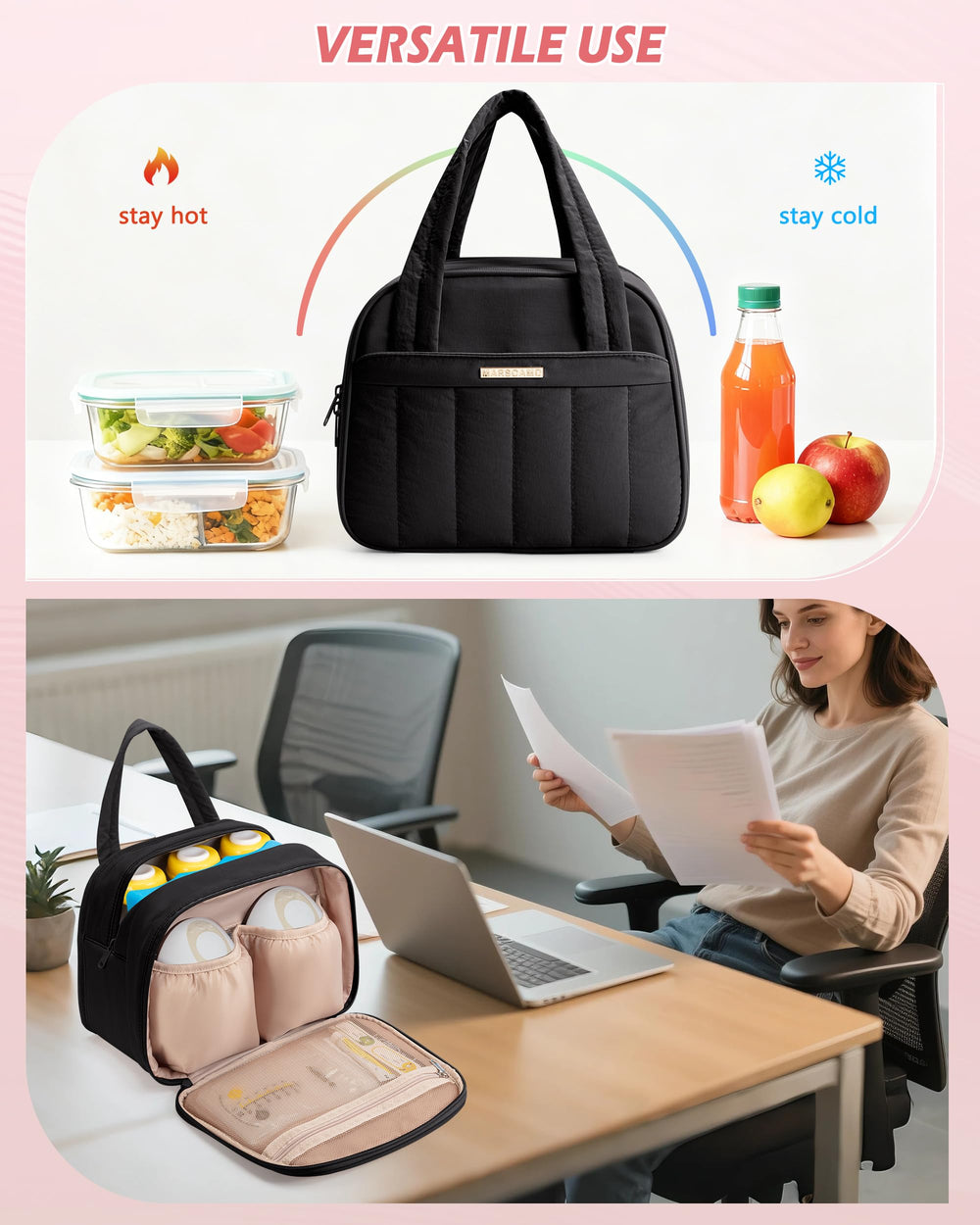 Marscamd bag compact size fits home storage and small outings