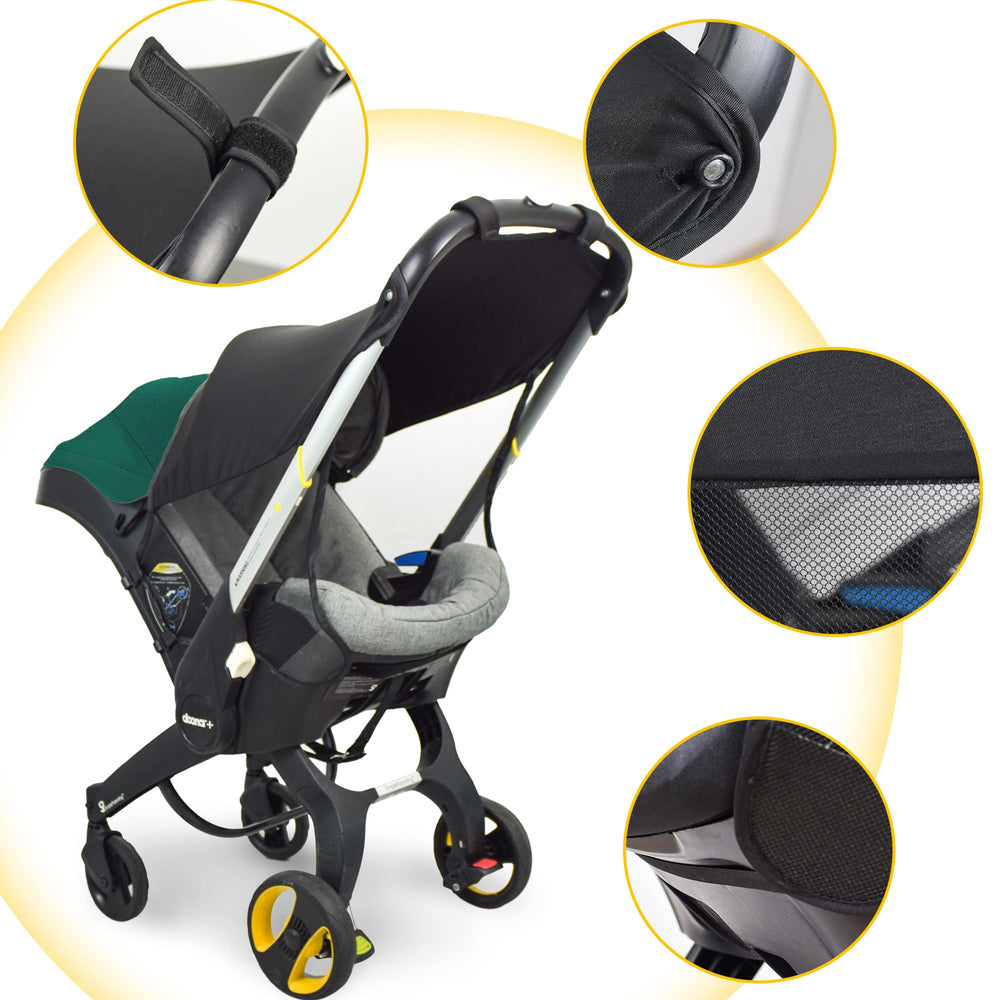 Marsheepy sunshade extension, easy-attach design for quick shade on the go