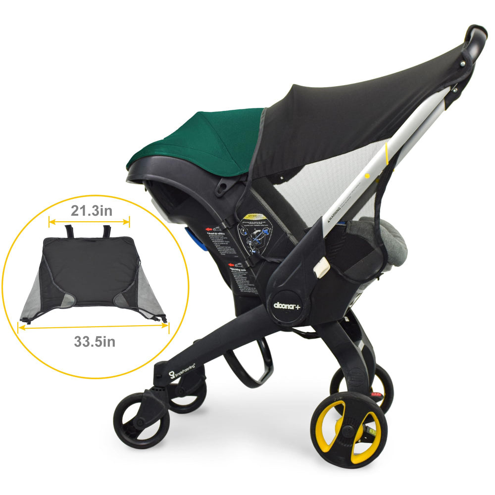 Marsheepy sunshade extension washable by hand or machine for easy care