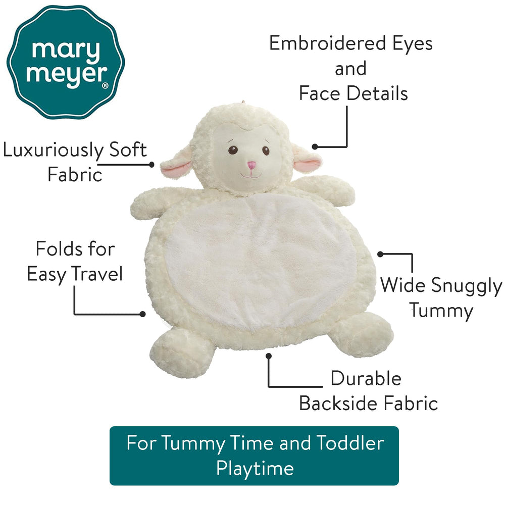 Mary Meyer Bestever Baby Mat Lamb - 31 x 23 inches provide ample play space.