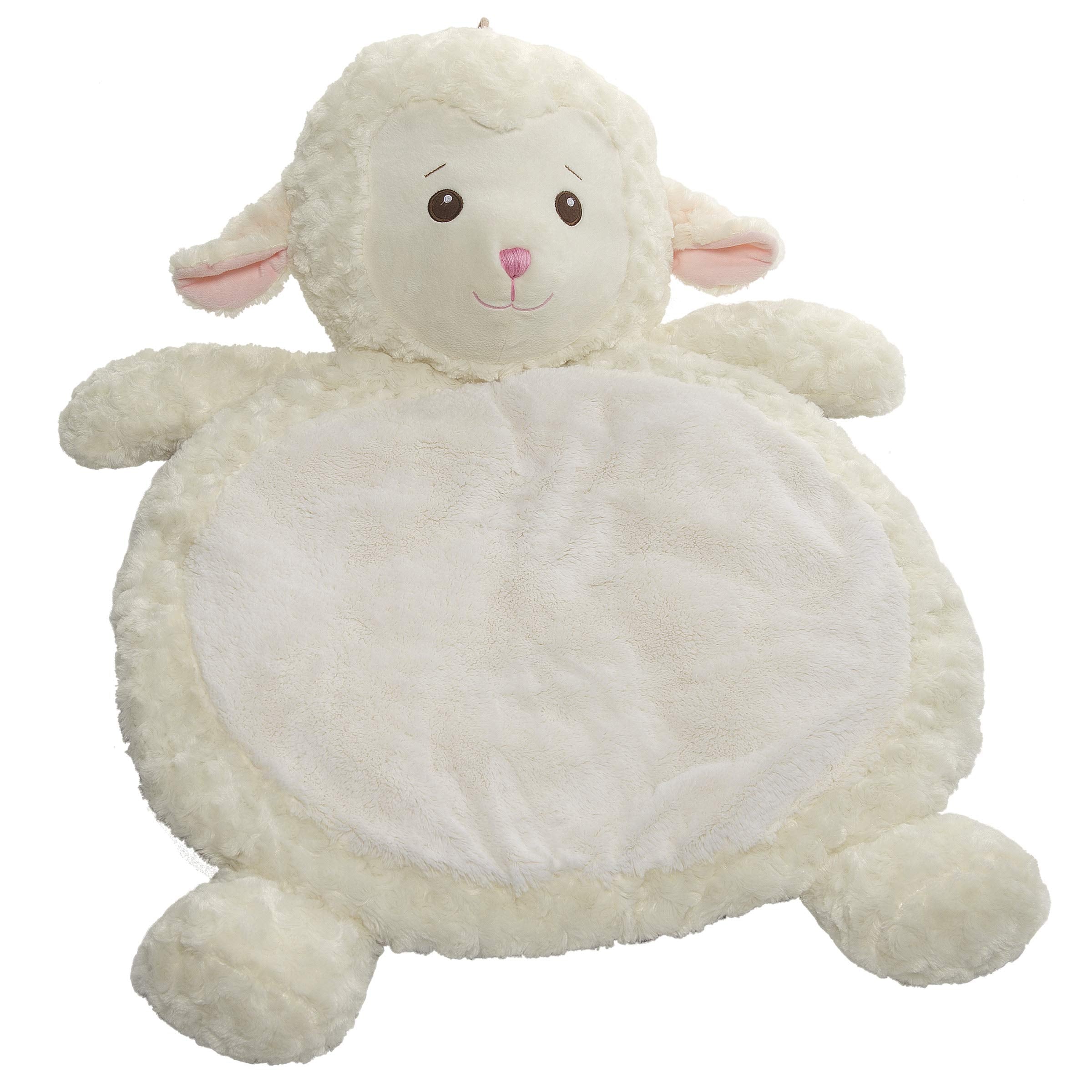 Mary Meyer Bestever Baby Mat Lamb - soft top fabric for gentle tummy time.