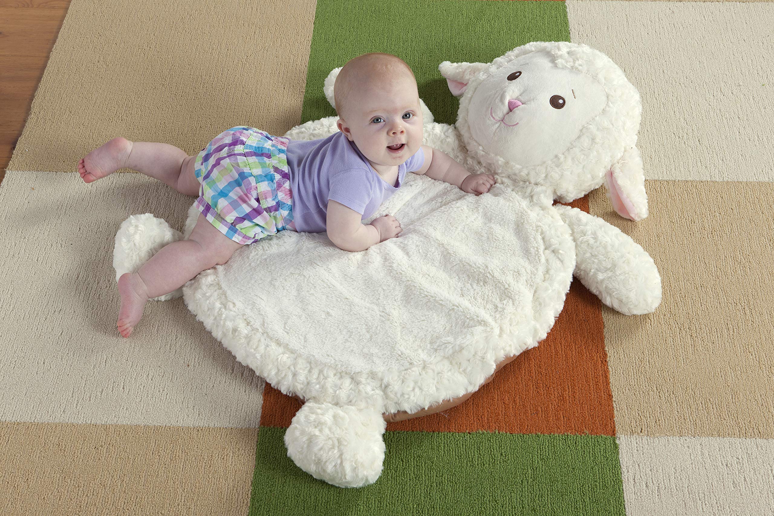 Mary Meyer Bestever Baby Mat Lamb - ideal space for tummy time and safe floor play.
