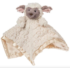 Mary Meyer Putty Lamb blanket front view for cozy, secure snuggles.