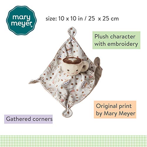 Mary Meyer Sweet Soothie Lovey Latte taupe underside for cozy tactile exploration