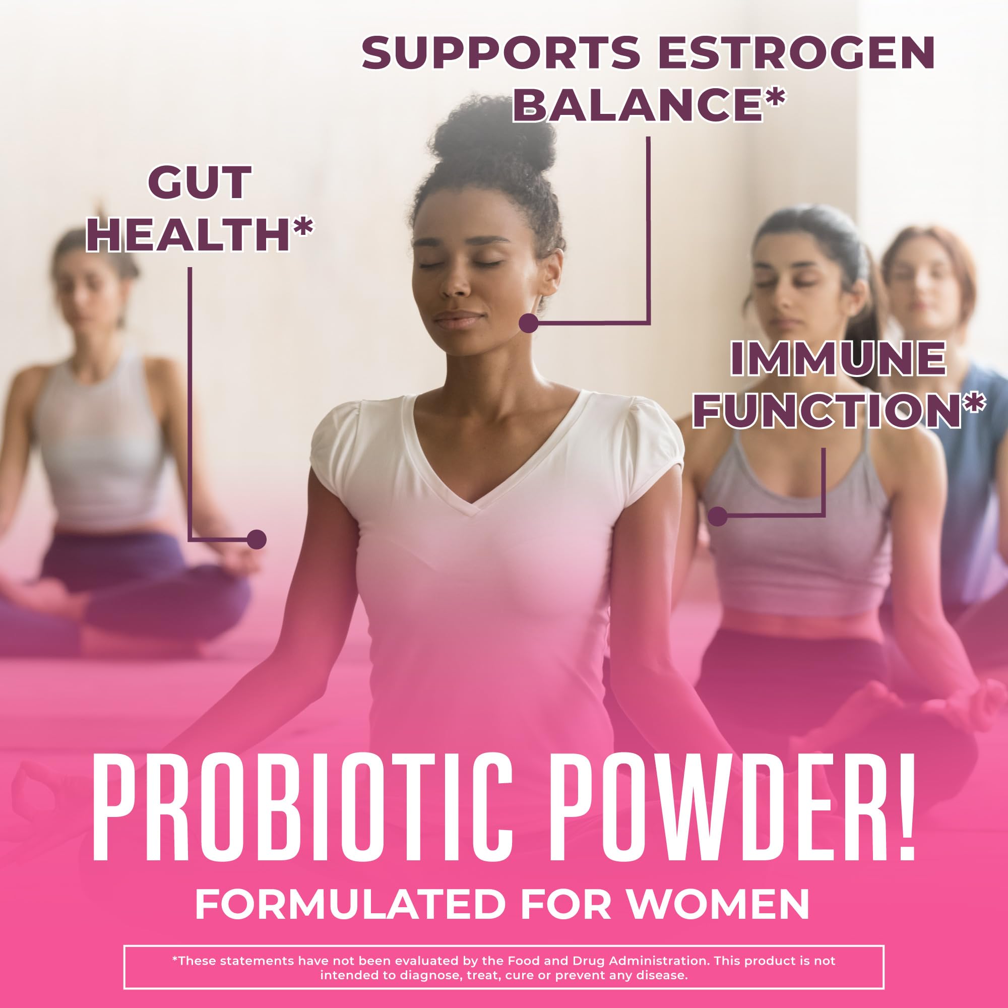 MaryRuth Organics probiotic powder dissolves easily in water.