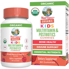 MaryRuths Kids Multivitamin Gummies bottle for daily nutrition support