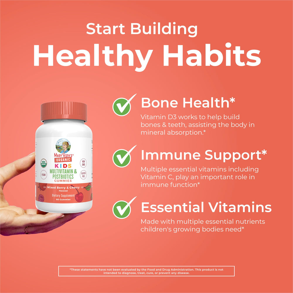 MaryRuths Postbiotic ingredients label with postbiotic blend
