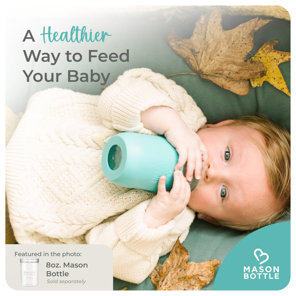 Mason Bottle components are dishwasher safe for quick, easy cleanup