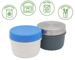 Mason Jar Lifestyle BPA-free silicone sleeve is dishwasher safe