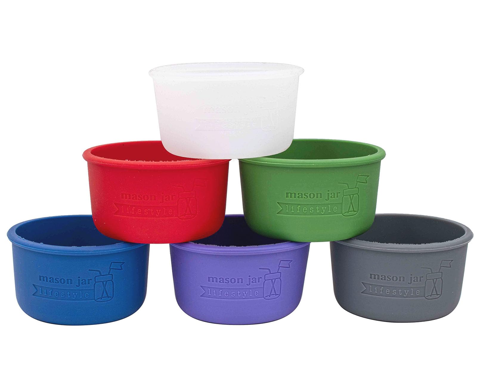 Mason Jar Lifestyle Deep Blue sleeve increases hand comfort when hot contents are used