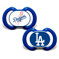 MasterPieces LAD2000 Dodgers pacifier button with team logo for soothing baby comfort.