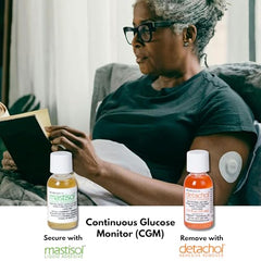 Mastisol latex-free skin-safe formula for patient comfort.