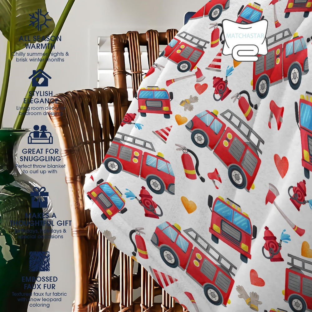 MATCHASTAR blanket is machine washable and quick-drying for busy homes.