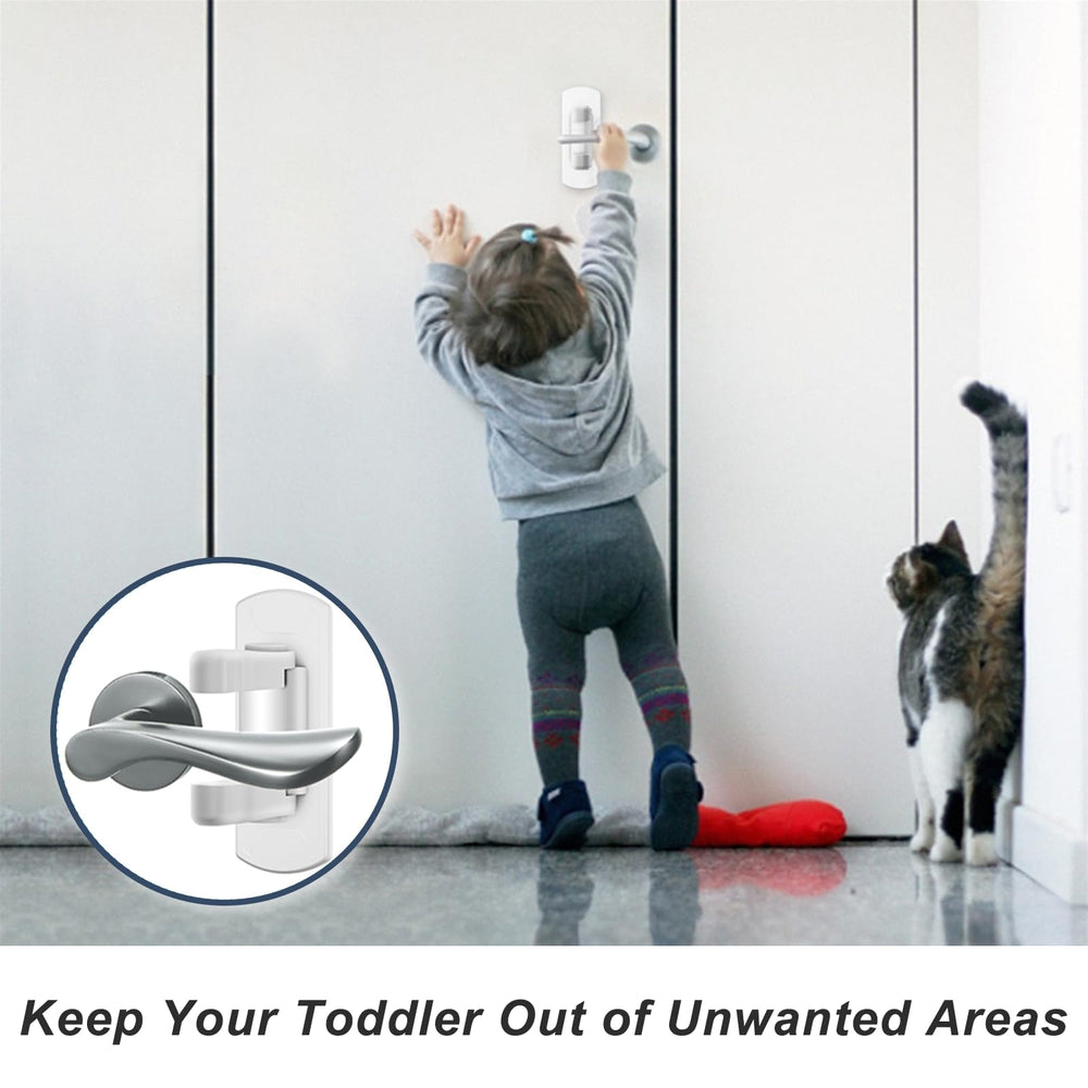 Matenf adhesive base on door demonstrates easy drill-free installation.
