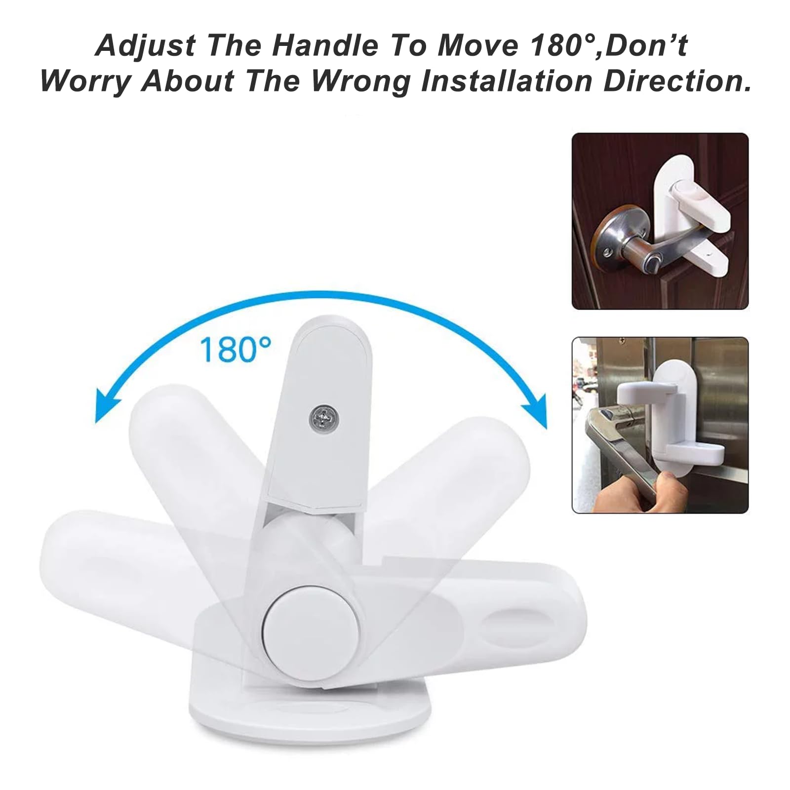 Matenf door lever lock used in pantry for safe storage.