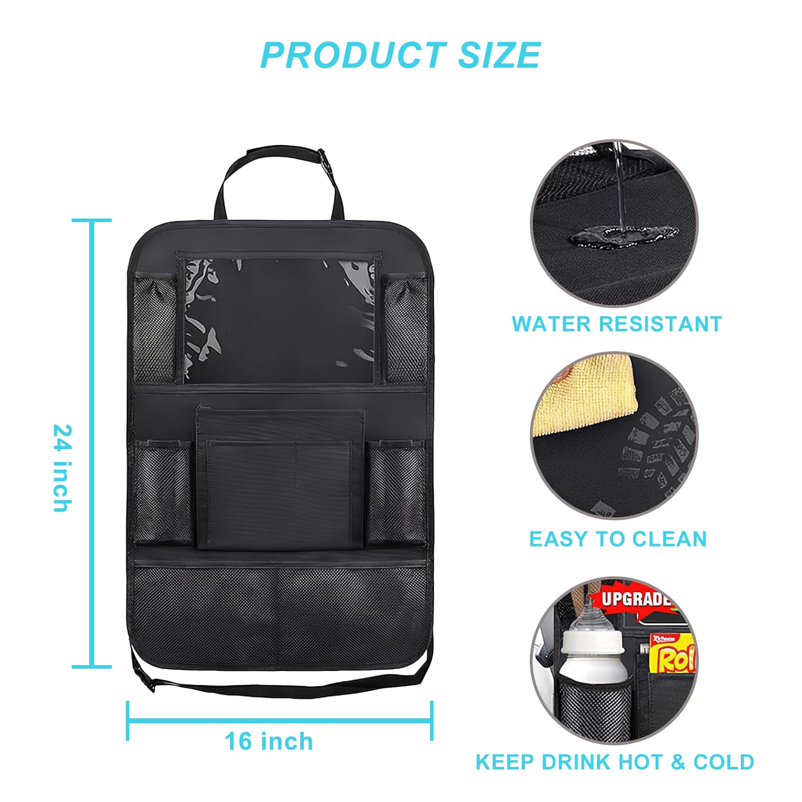 Matenf durable 600D Oxford cloth withstands daily use and cleaning