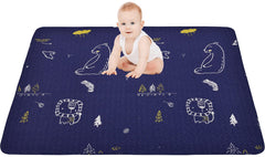 MatLeya 50x50 Play Mat folded for travel and simple storage
