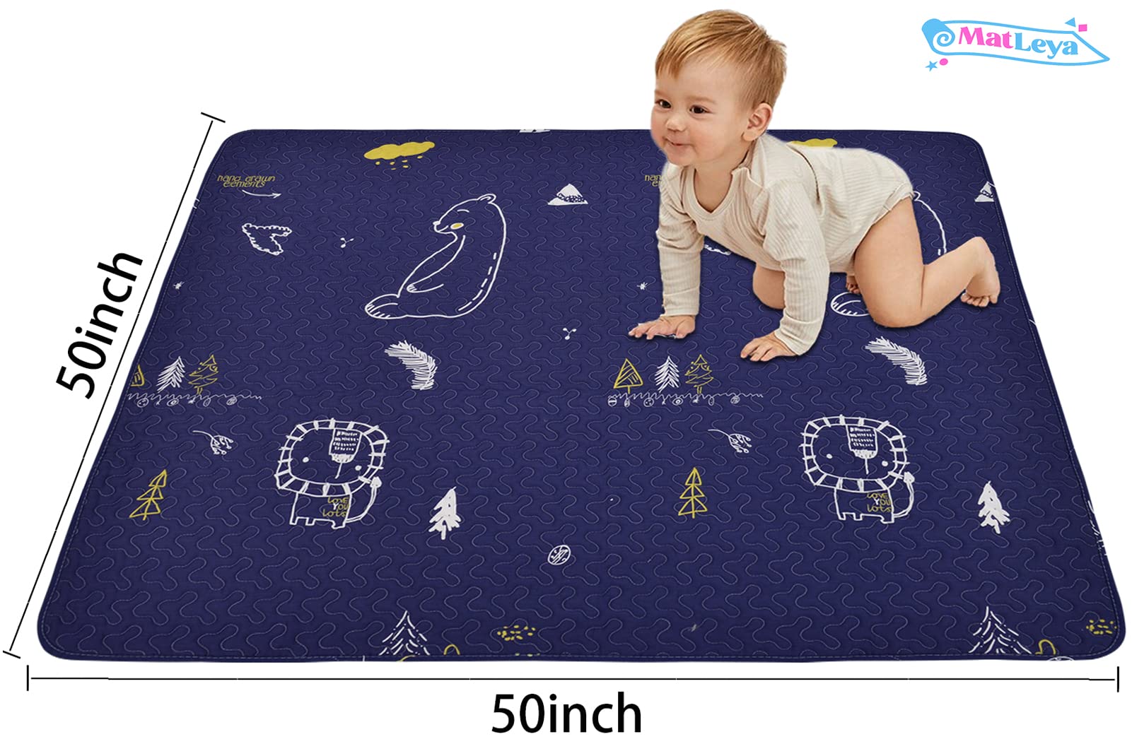 MatLeya foldable baby mat makes a thoughtful gift