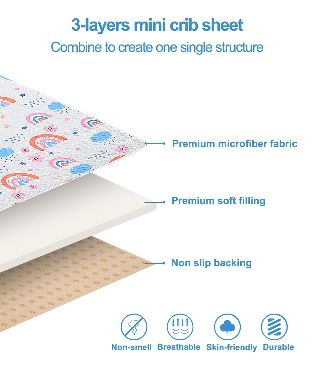 MatLeya microfiber top quilted cover delivers quiet cushioning