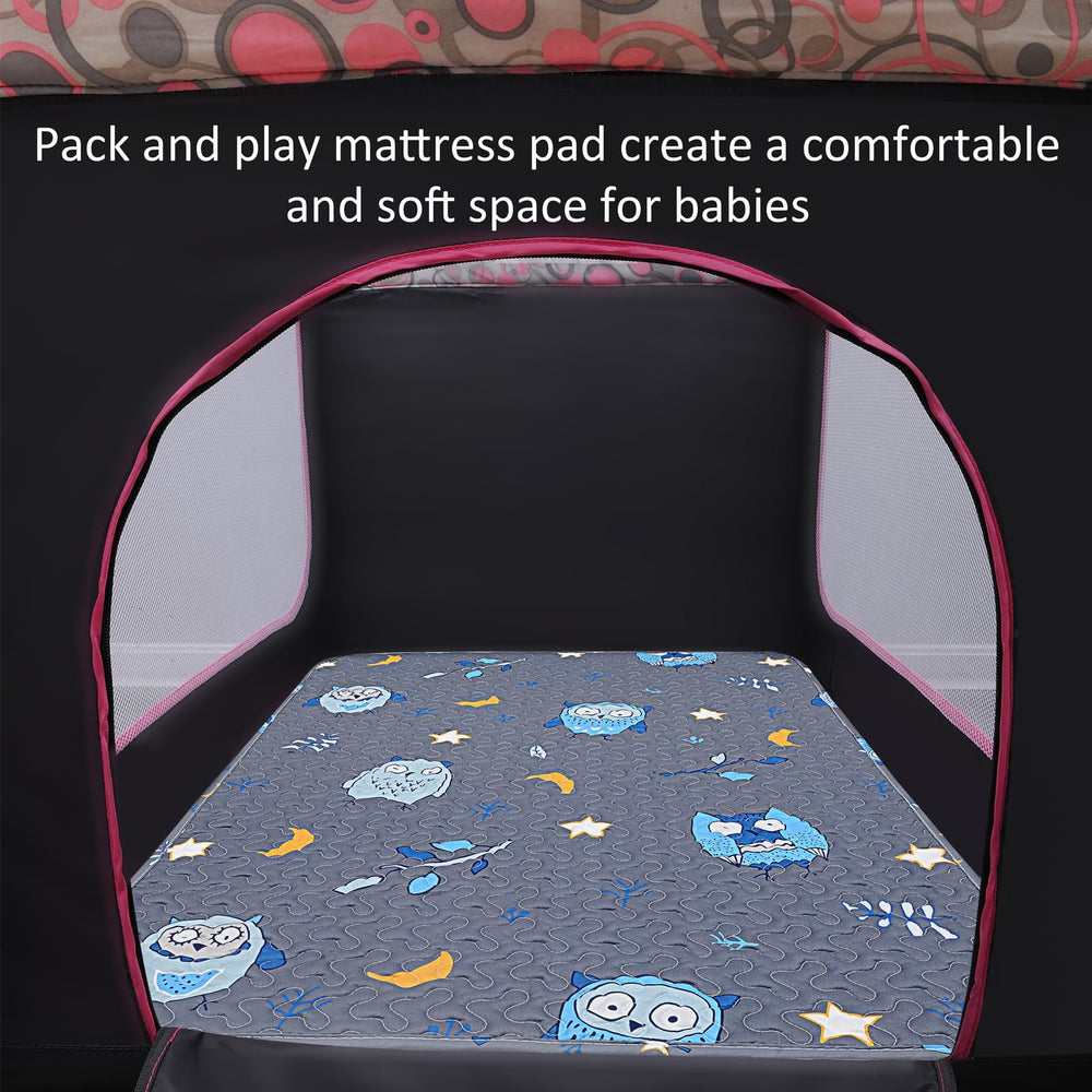 MatLeya Fits Graco pack n play and portable mini cribs