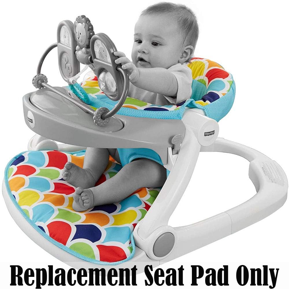 Mattel Fisher-Price Sit-Me-Up seat pad sealed packaging for authenticity.