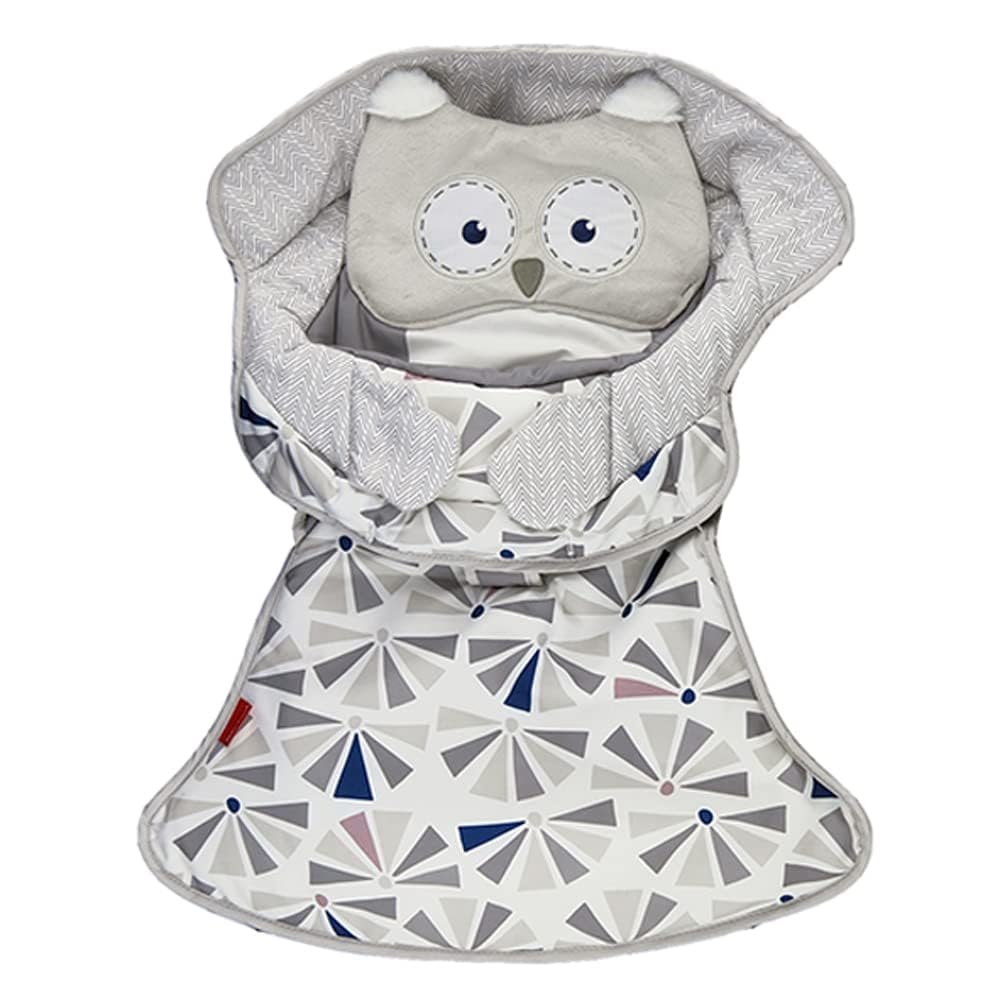 Mattel replacement seat pad for Fisher-Price FP63, owl gray white design for soft support