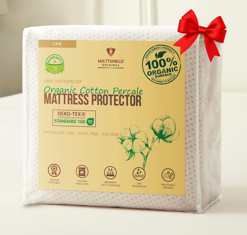 MATTSHIELD ORIGINAL organic percale surface for soft breathable baby sleep