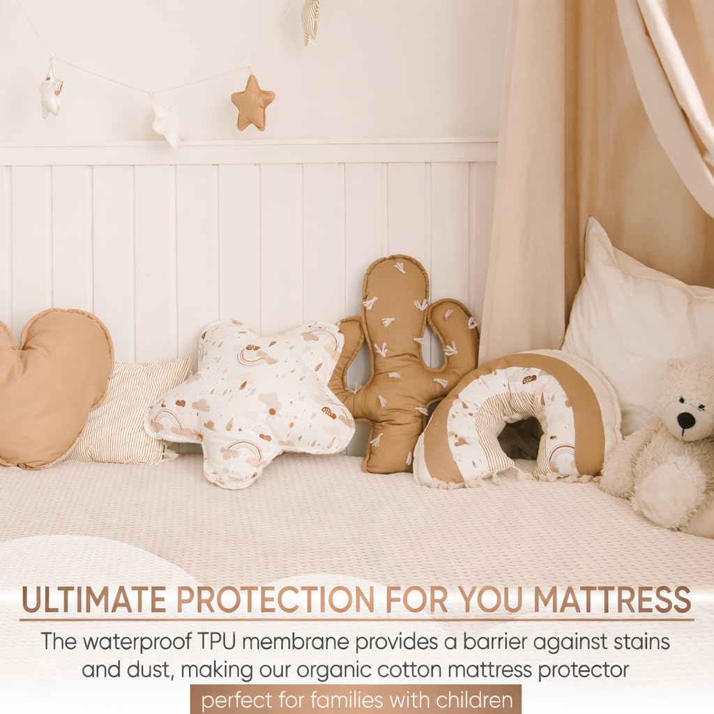 MATTSHIELD ORIGINAL standard crib size fits 52x28 mattresses securely