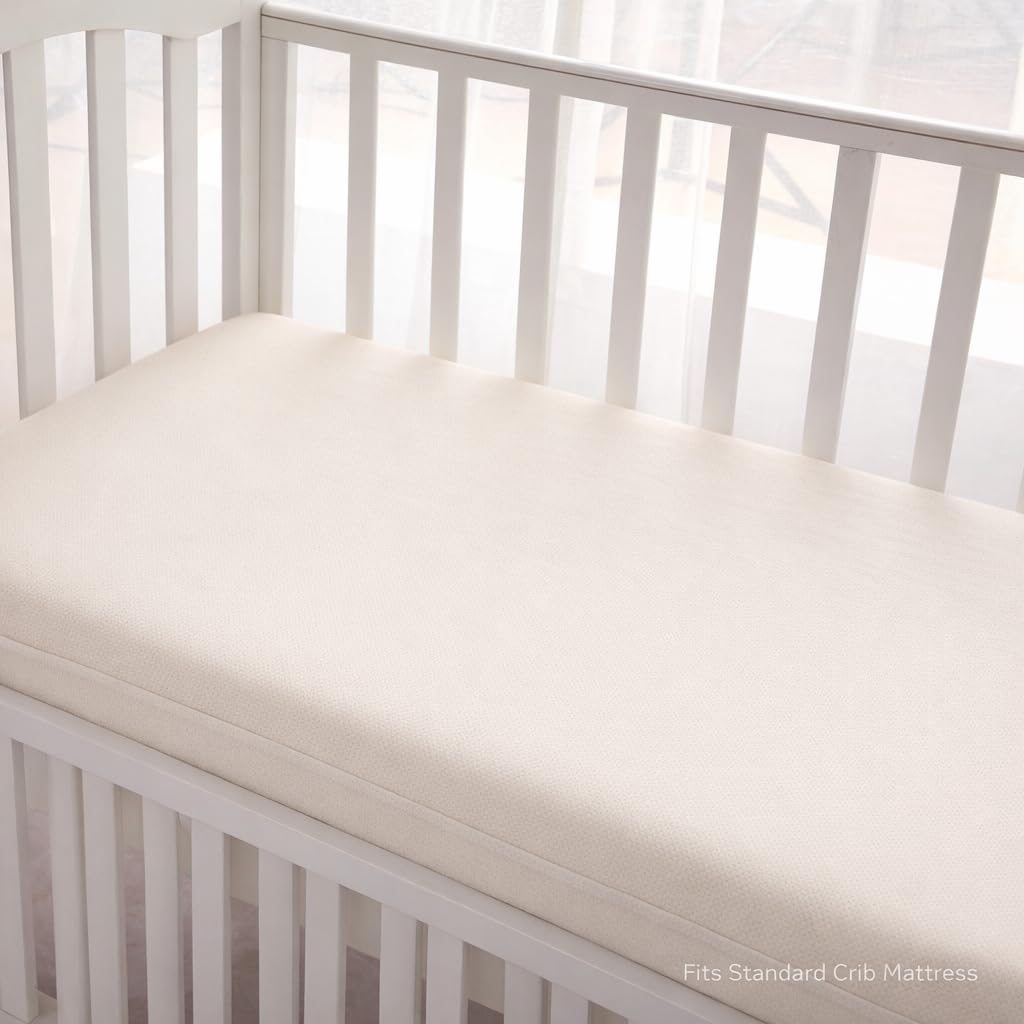 MATTSHIELD ORIGINAL waterproof crib protector keeps surface dry